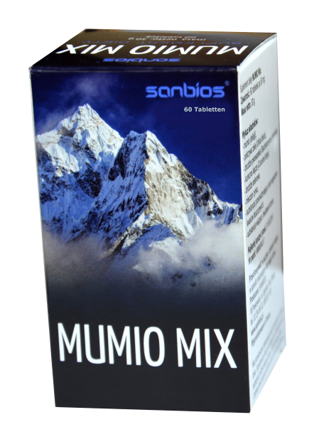 Mumijo, Shilajit 200mg, 60 Tabletten,  mit Brennnessel, Bierhefe, Kurkuma, Zink, Selen, stärkt Immunsystem, entsäuert, wie Basentabletten, bei Magenschleimhautentzündung, Rheuma, Arthritis, reduziert Entzündungen